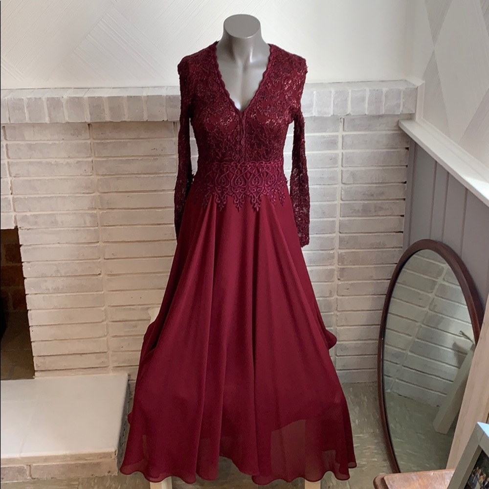 Vintage lace top gown